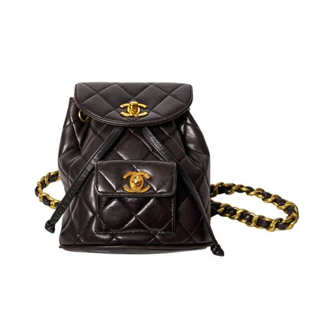 quilted chanel backpack replica|chanel dupe leather.